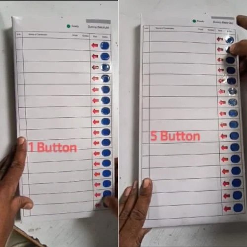 Dummy EVM Machine for Training